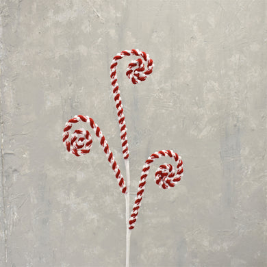 Chenille Candy Cane Spray 29