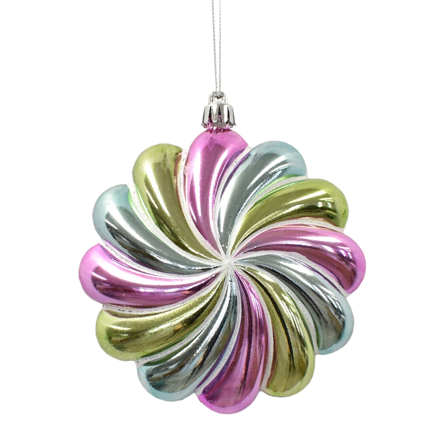 Candy Pinwheel Disc Ornament 5" | XJC22