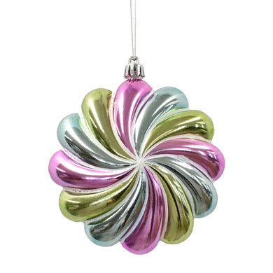 Candy Pinwheel Disc Ornament 5