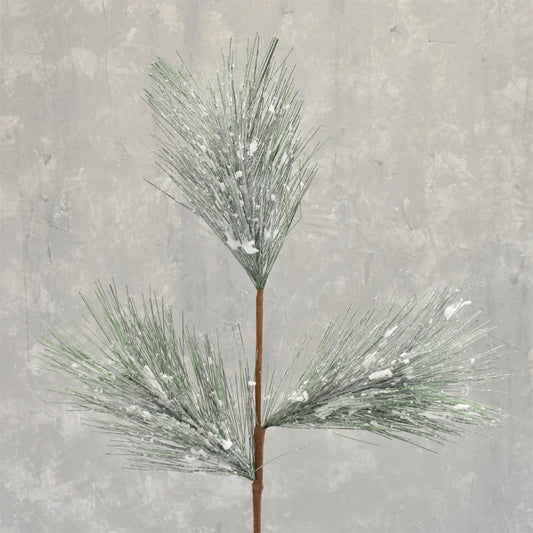 Fabulous Snow Covered Pine Spray 30" in Frost Green | QDC22