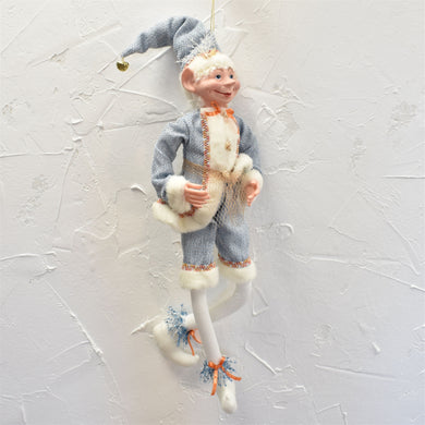 Poseable Whimsical Elf with Seashell Accents 36.5
