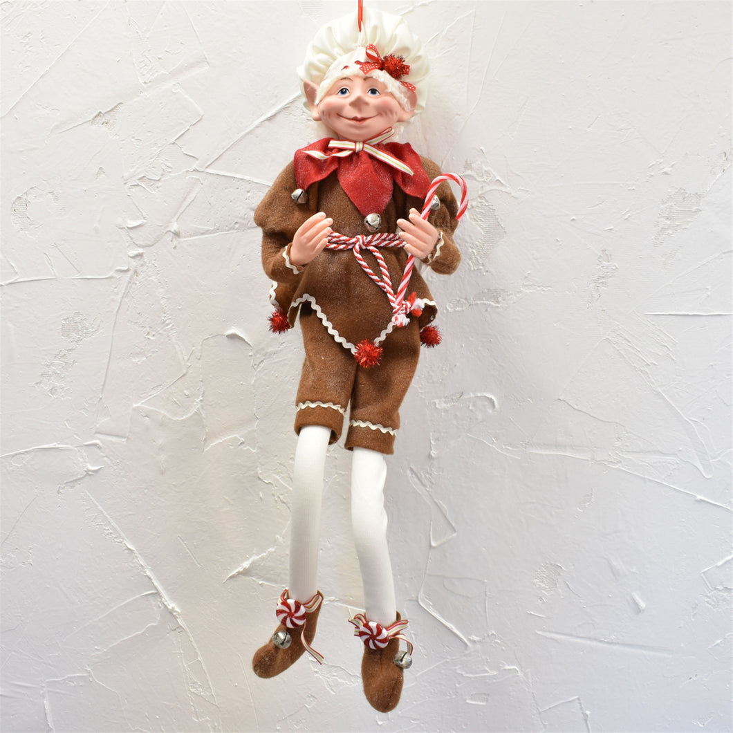 Poseable Whimsical Gingerbread Elf 32