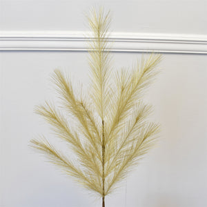 Metallic Pampas Grass Spray 33.5" in Gold | QD