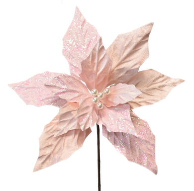 Velvet/Glitter/Patterned Poinsettia 16