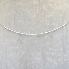 Load image into Gallery viewer, White Washed French Market Wood Bead Garland 34&#39;&#39; | TAC22
