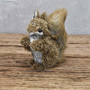 Soft Furry Squirrel 6.75" in Brown Ivory | BFC22