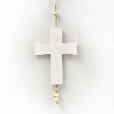 Spiritual Distressed Cross Ornament 8