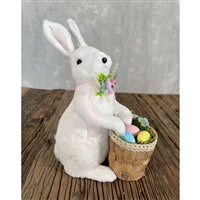 Load image into Gallery viewer, Bashful Bunny Rabbit with Basket 11” | BFE
