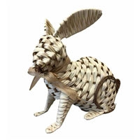 Braided French Country Natural Vine Bunny 15