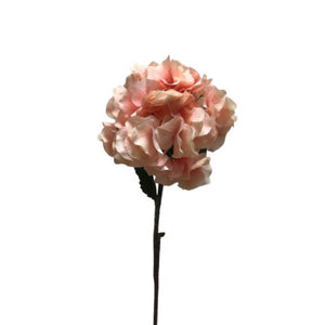 Giant Garden Hydrandea Stem  - Peach Pink 28” | XJE