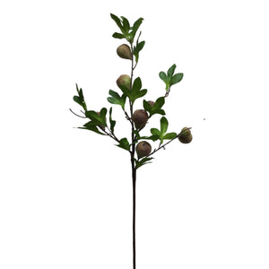 Faux Botanical Fig Spray- Plum/Green 36” | XJE