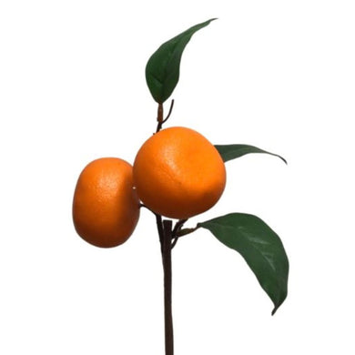 Mandarin Orange Plant Pick 12” | XJE