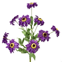 18" Sunburst Daisy Bush in Purple | QDE