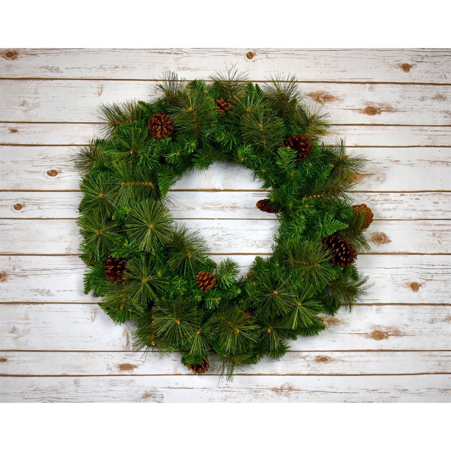 30” Rustic Canyon Mixed Pine Wreath | HT