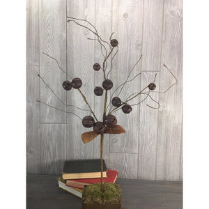 27" Jingle Bell Twig Spray | TA
