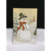 Load image into Gallery viewer, 15.5&quot; x 23.5&quot; LED Snowman Print | FX