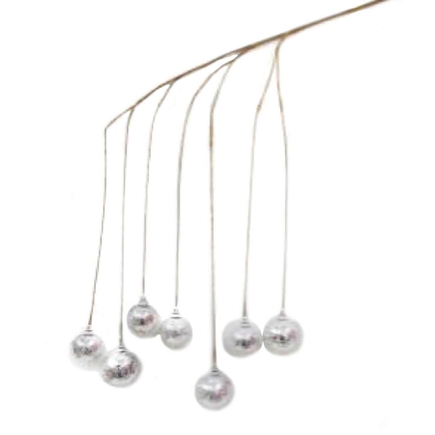 42" Pendant Ball Spray in Silver | TA