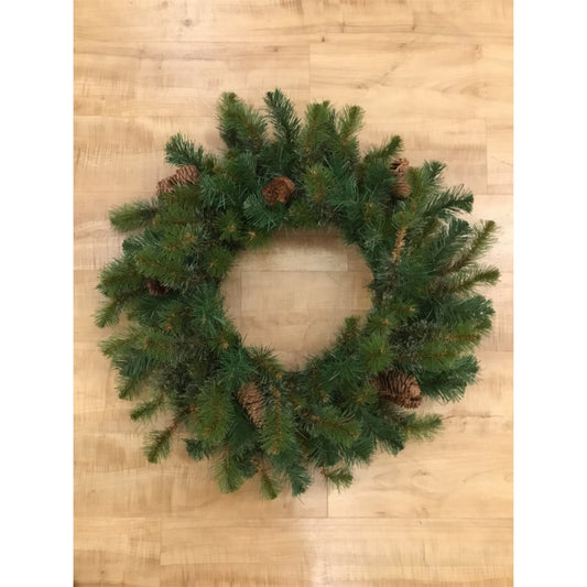 72" Mountain Pine Layered Wreath | HT
