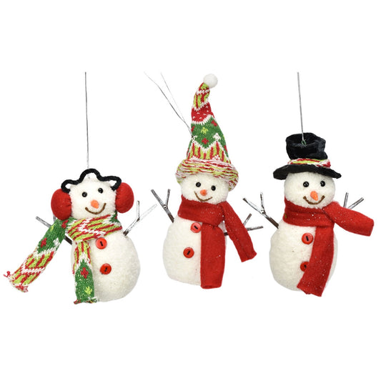 6.5" Whimsical Wishes Snowman Ornaments (Each Sold Separately) | BF