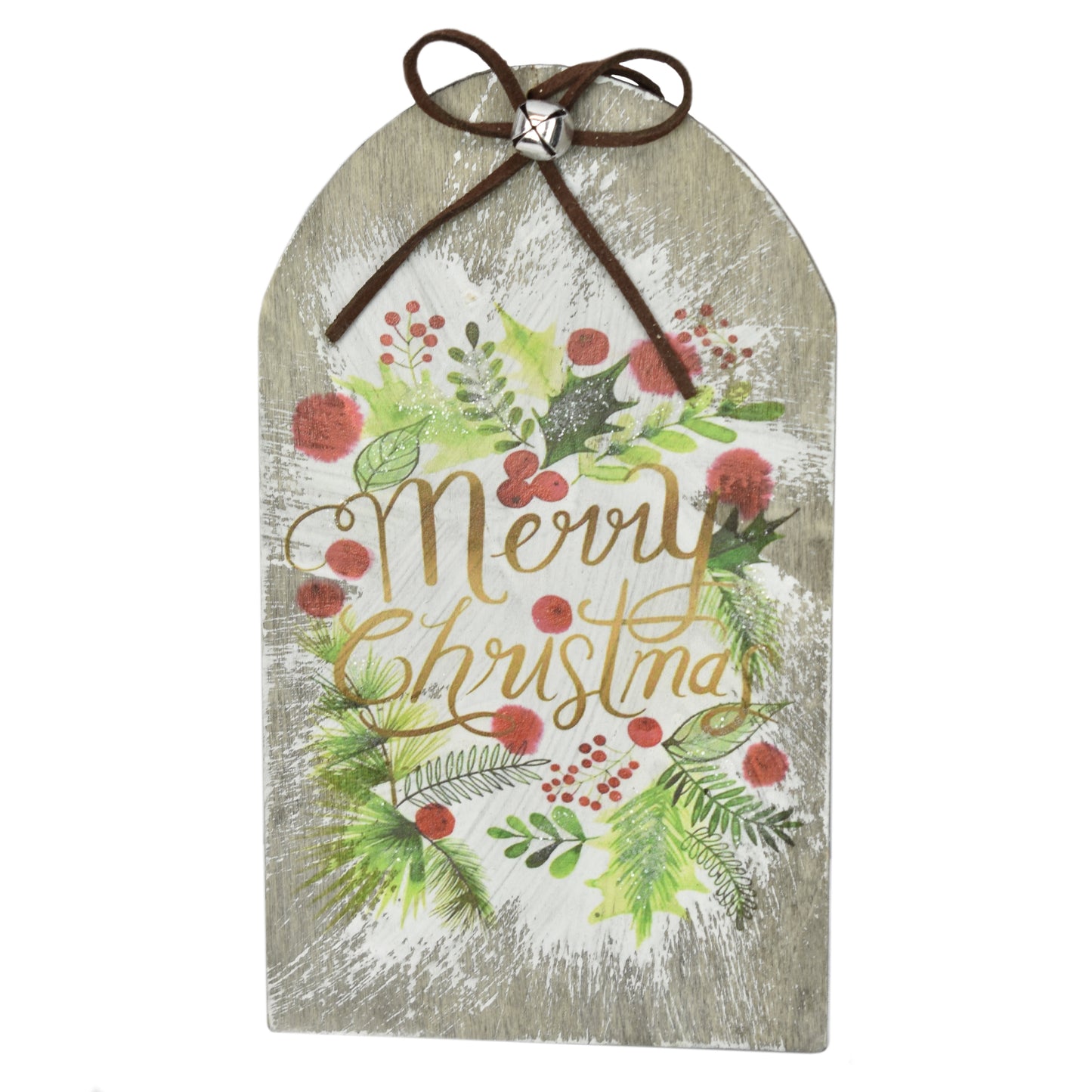 7.5" Rustic Merry Christmas Ornament | BF