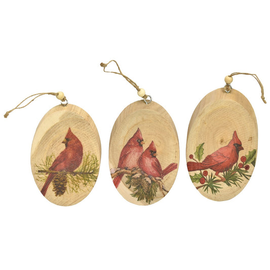8.5" Santa Ornament (3 Asst) | BF