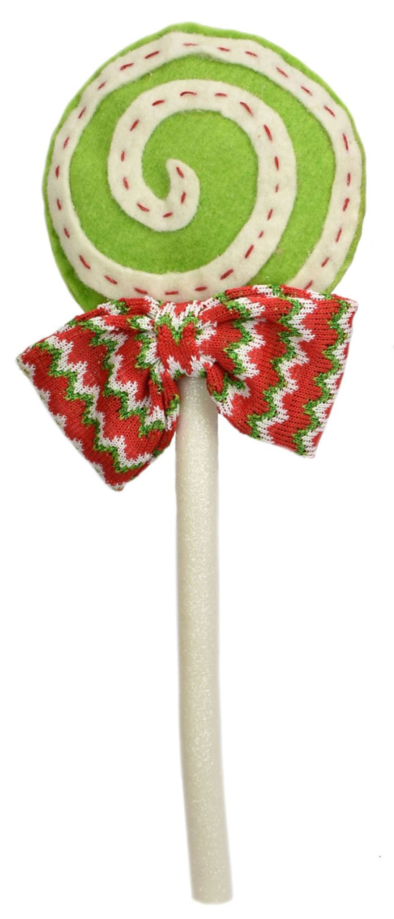 20.5" Handmade Fabric Lollipop Ornament Large Asst. | BF