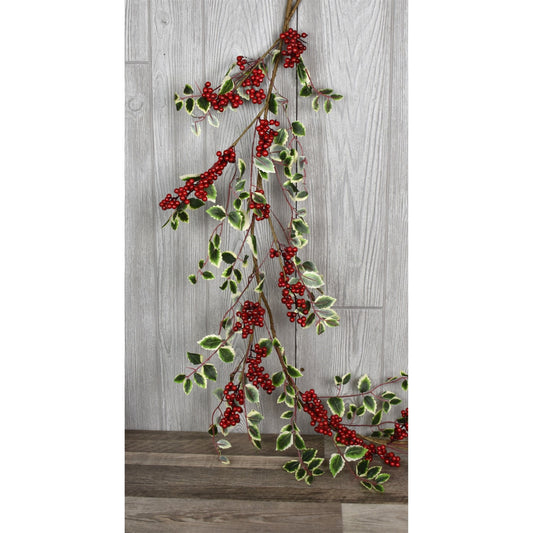 60" Royal Variegated Holly Garland | BF
