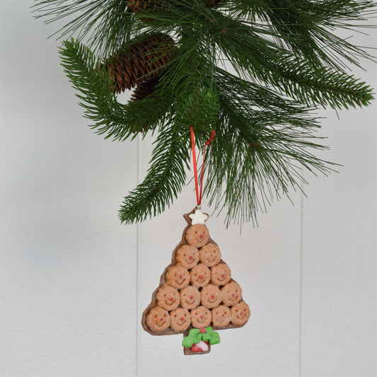 4.75'' Frosted Gingerbread Cookie Tree
