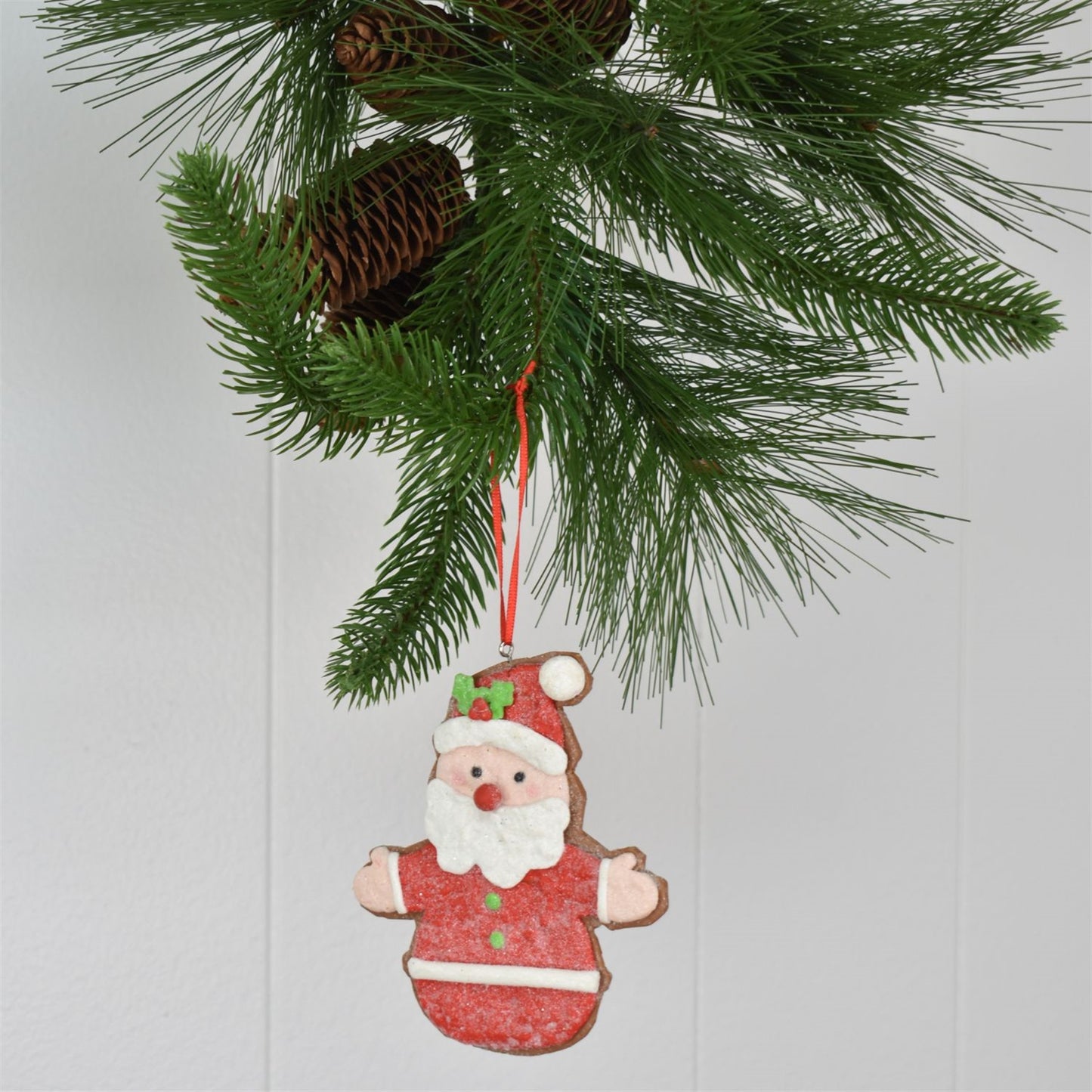 4.15'' Faux Santa Cookie Ornament | YK