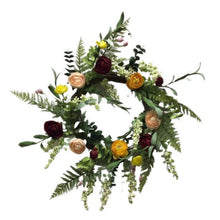 Load image into Gallery viewer, Spring Ranunculus Berry Mix Wreath 24&quot; | YSE23