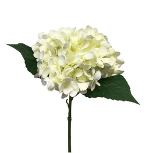 Hydrangea Pick Cream/White 13" Dia 6.25" | YSE23