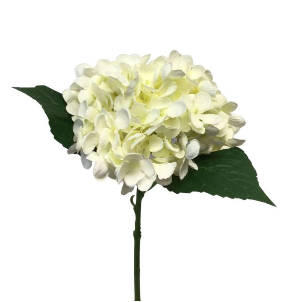 Hydrangea Pick Cream/White 13