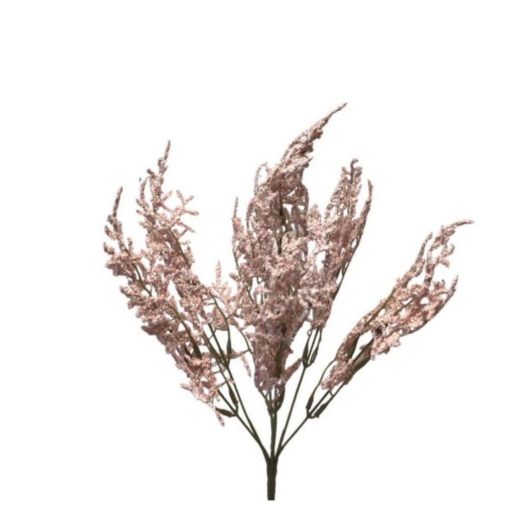 Faux Dried Caspia Bush - Pink 14'' | YSE23