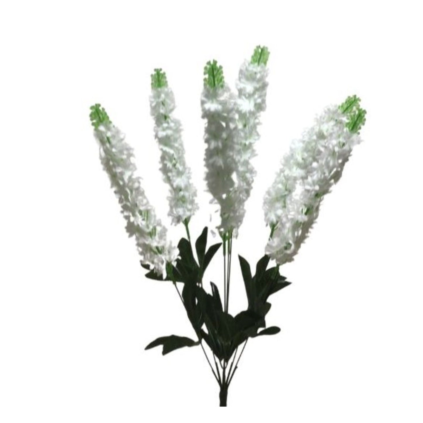 24" Silk Lilac Bush x7 in White | BYE