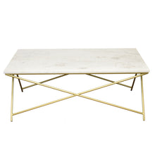 Load image into Gallery viewer, Xander Coffee Table with White Marble Top | DCF22