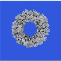 30" Medium Flocked New Alaskan Wreath | HT