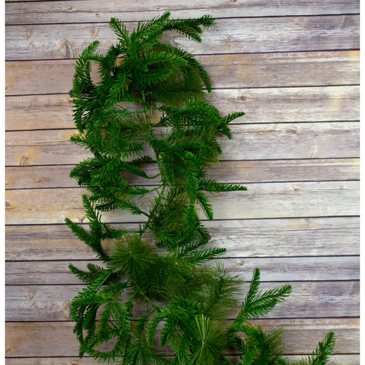 12" x 6" Farmhouse Mixed Pine Garland | HT