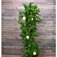 9'X12" MIXED FOLIAGE GARLAND 250T UI100 10G40 (6/6) *DIP ITEM*