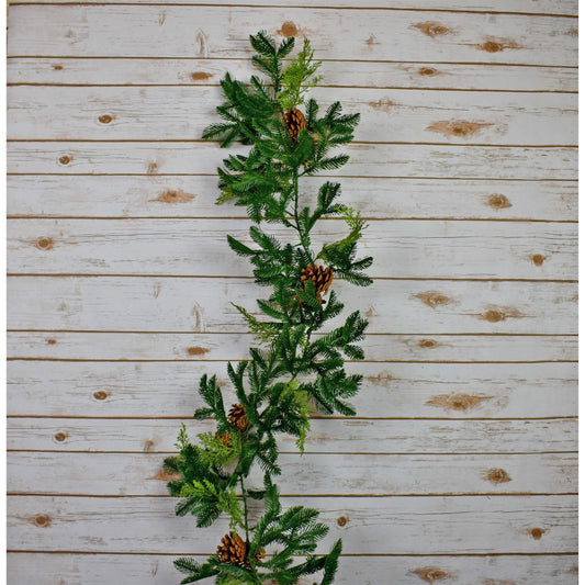 12" X 6' Western Pine Garland | HT