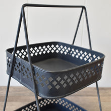 Load image into Gallery viewer, Two Tier Metal Tray