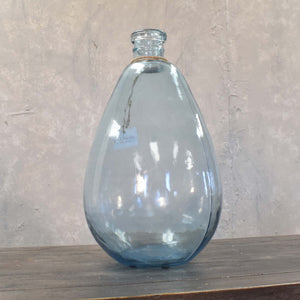 Latifa Organic Formed Glass Vase 16" x 10" | DCH22