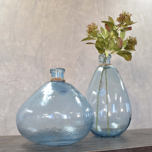 Latifa Organic Formed Glass Vase 16" x 10" | DCH22