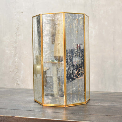Medium Corinth Column Lantern with Antique Glass | DCH