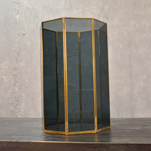 Load image into Gallery viewer, Medium Corinth Column Lantern with Smoky Glass | DCH