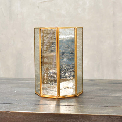 Small Corinth Column Lantern with Antique Glass | DCH