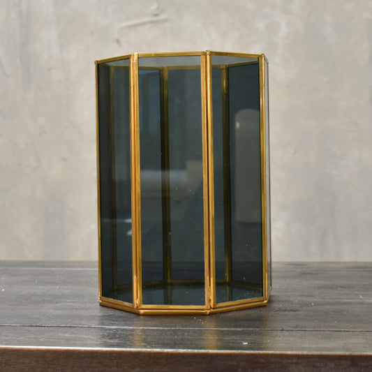 Small Corinth Column Lantern with Smoky Glass | DCH
