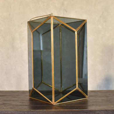 Large Noble Lantern with Smoky Glass | DCH