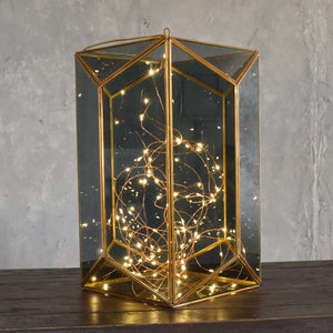 Small Noble Lantern with Smoky Glass | DCH