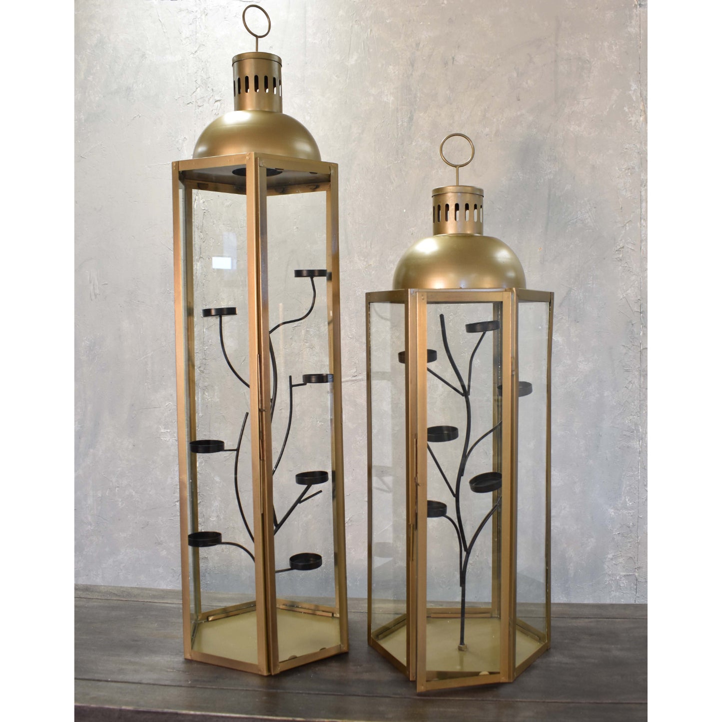 Large Morning Song Lantern with Clear Glass | DCH