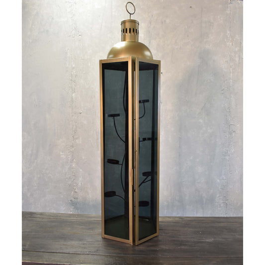 Large Morning Song Lantern with Smoky Glass | DCH